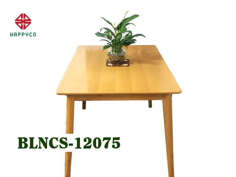 BÀN LUNA GỖ CAO SU - BLNCS-12075