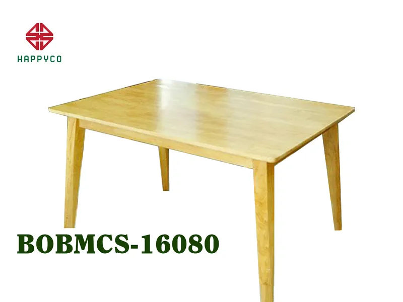 BÀN OBAMA GỖ CAO SU - BOBMCS-16080
