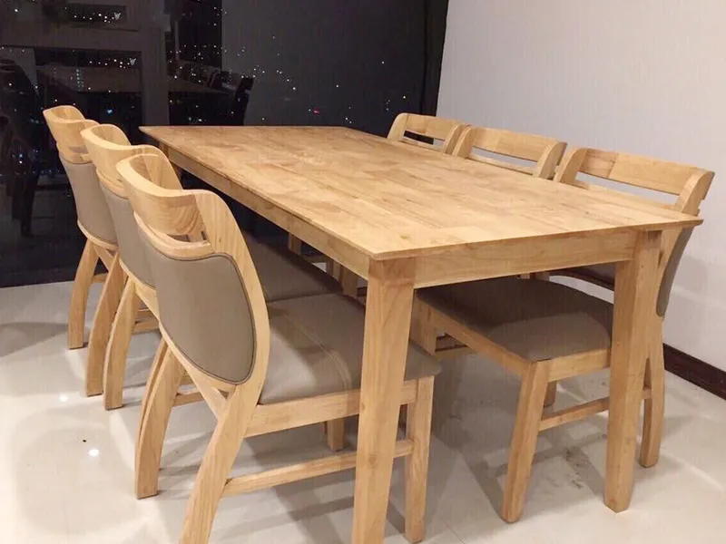 BÀN SALA GỖ CAO SU - BSLCS-12075