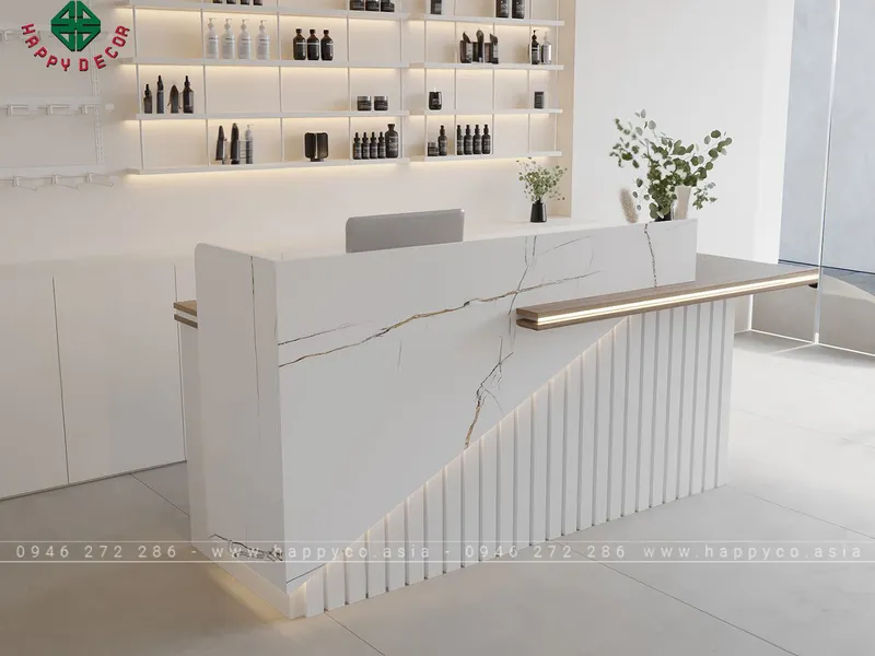 Bàn thu ngân shop quần áo BQ6804