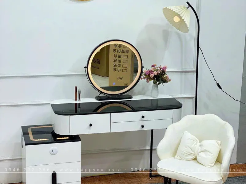 BÀN TRANG ĐIỂM GỖ MDF BỌC NHỰA TN32