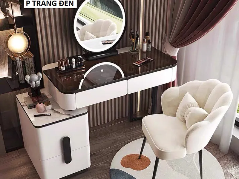 BÀN TRANG ĐIỂM GỖ MDF BỌC NHỰA TN47