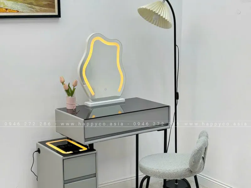 BÀN TRANG ĐIỂM GỖ MDF BỌC NHỰA TN65