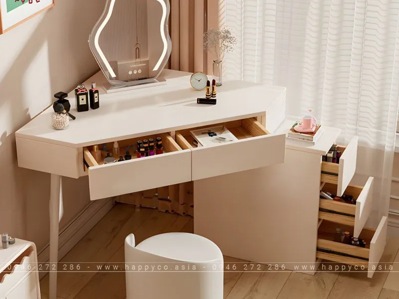 BÀN TRANG ĐIỂM GỖ CÔNG NGHIỆP MDF ĐỘC ĐÁO BP6842