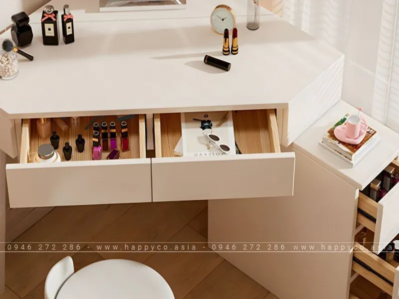 BÀN TRANG ĐIỂM GỖ CÔNG NGHIỆP MDF ĐỘC ĐÁO BP6842