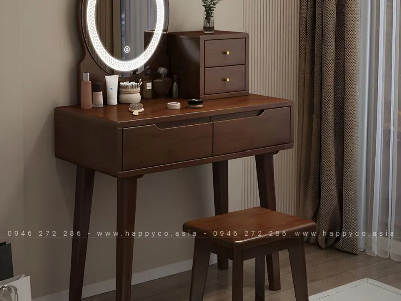 BÀN TRANG ĐIỂM GỖ CÔNG NGHIỆP ĐỘC ĐÁO - BP6824