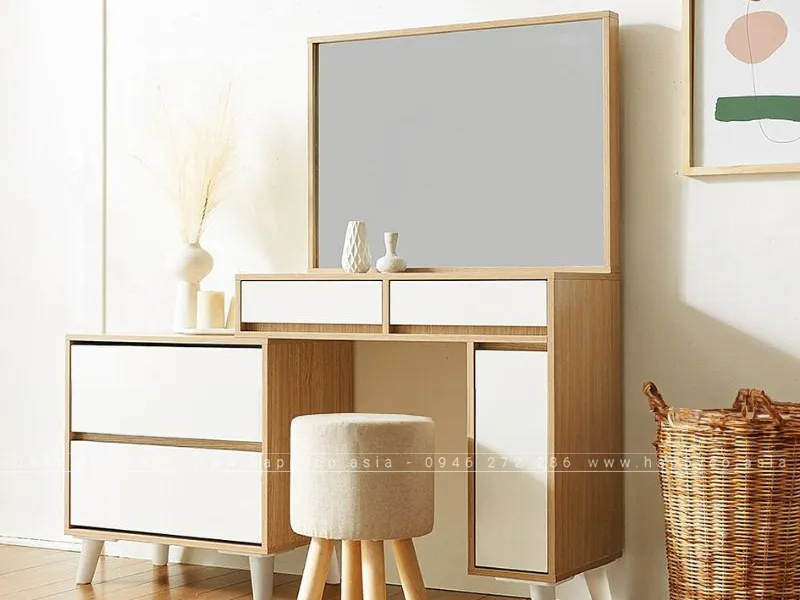 BÀN TRANG ĐIỂM VÁN MDF HIỆN ĐẠI - BP6825