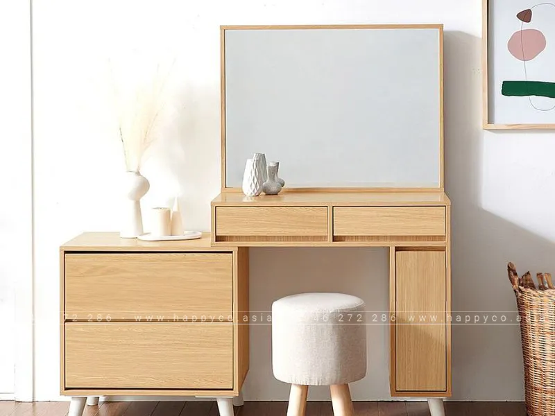 BÀN TRANG ĐIỂM VÁN MDF HIỆN ĐẠI - BP6825