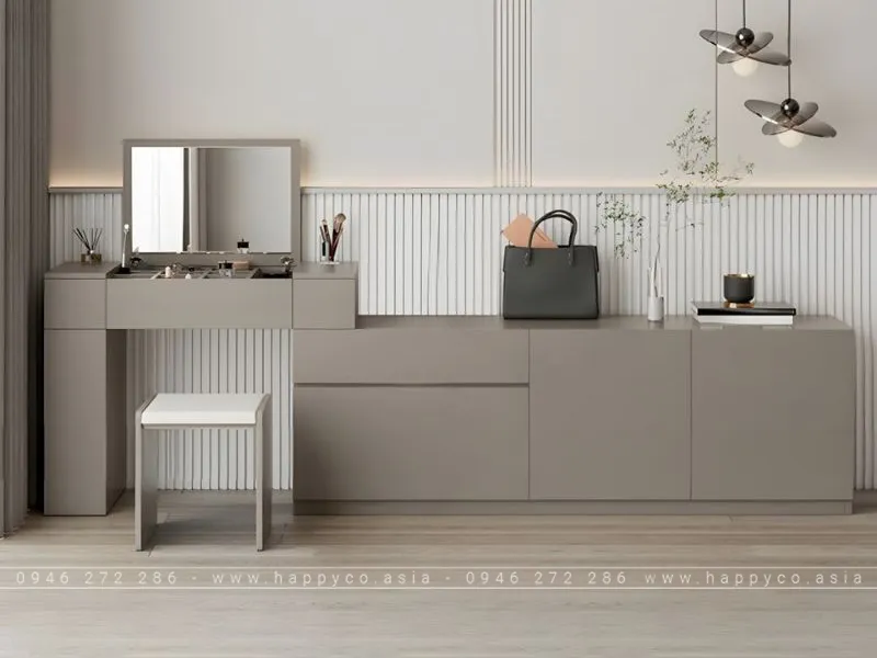 BÀN TRANG ĐIỂM GỖ CÔNG NGHIỆP MDF SANG TRỌNG BP6836