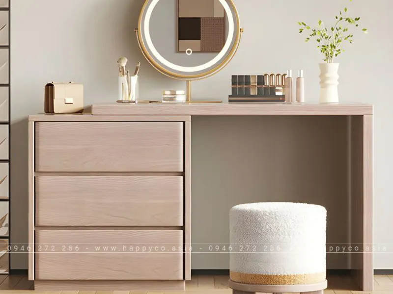 BÀN TRANG ĐIỂM GỖ CÔNG NGHIỆP MDF THANH LỊCH BP6838