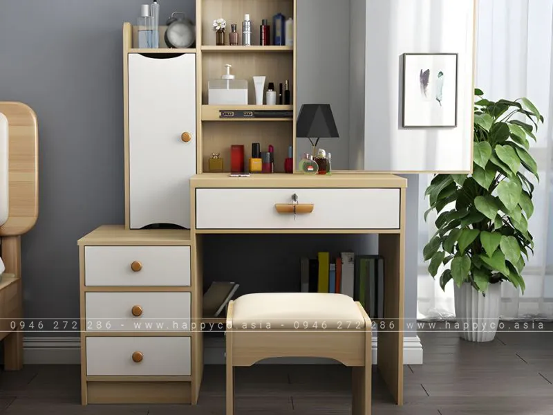 BÀN TRANG ĐIỂM GỖ CÔNG NGHIỆP MDF BP6849