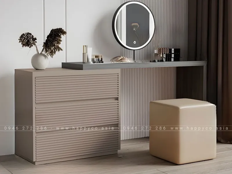BÀN TRANG ĐIỂM GỖ CÔNG NGHIỆP MDF SANG TRỌNG THANH LỊCH BP6846