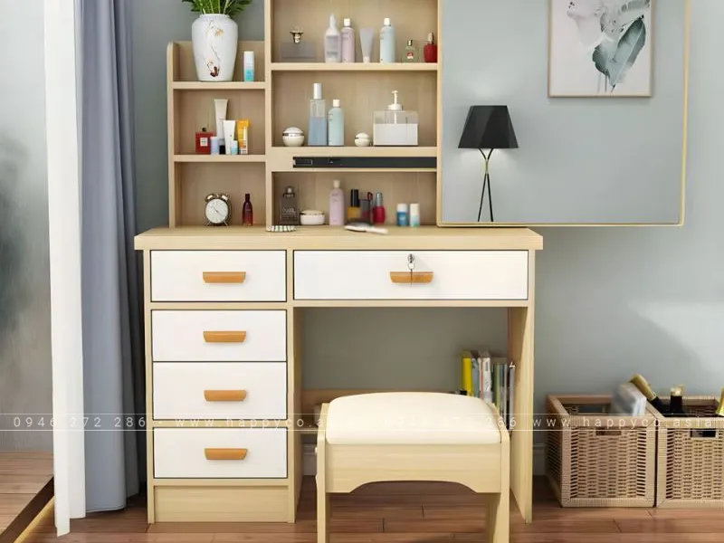 BÀN TRANG ĐIỂM GỖ CÔNG NGHIỆP MDF BP6849