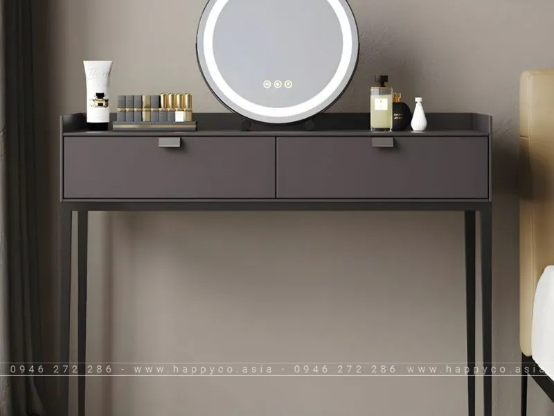 BÀN TRANG ĐIỂM GỖ MDF TỐI GIẢN BP6829