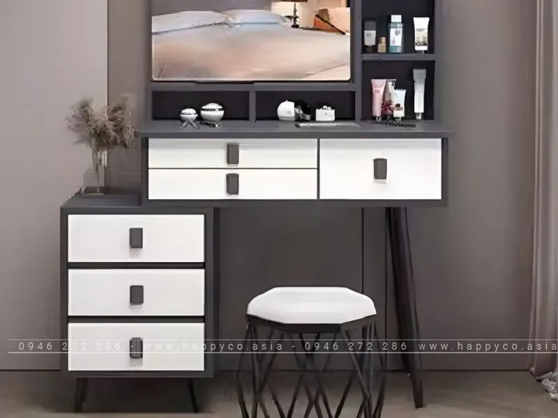 BÀN TRANG ĐIỂM GỖ MDF SANG TRỌNG - BP6835