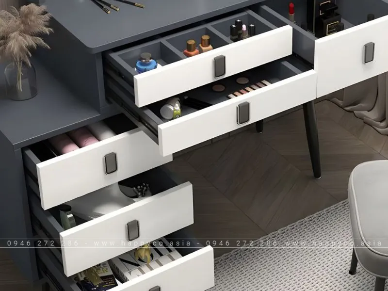 BÀN TRANG ĐIỂM GỖ MDF SANG TRỌNG - BP6835
