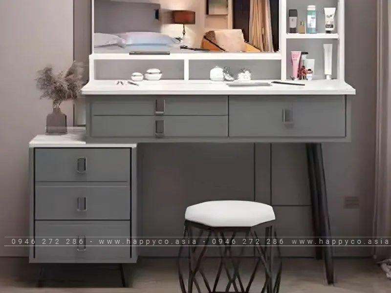 BÀN TRANG ĐIỂM GỖ MDF SANG TRỌNG - BP6835