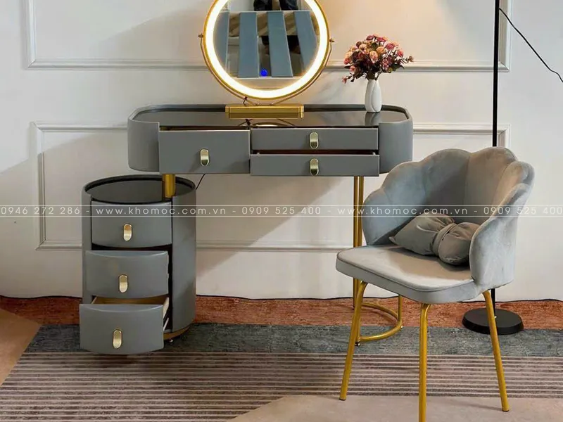 BÀN TRANG ĐIỂM GỖ MDF BỌC NHỰA TN10