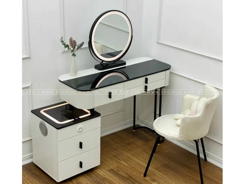 BÀN TRANG ĐIỂM GỖ MDF TN02