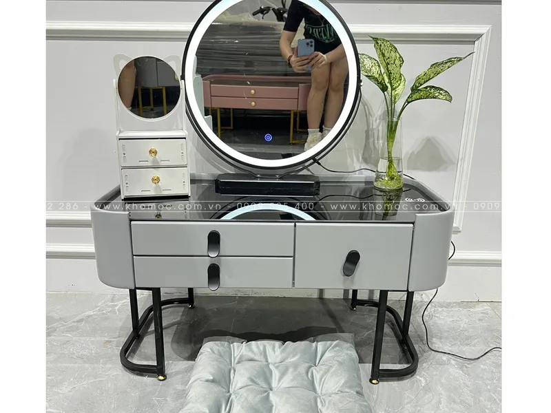 BÀN TRANG ĐIỂM GỖ MDF BỌC NHỰA TN-B1