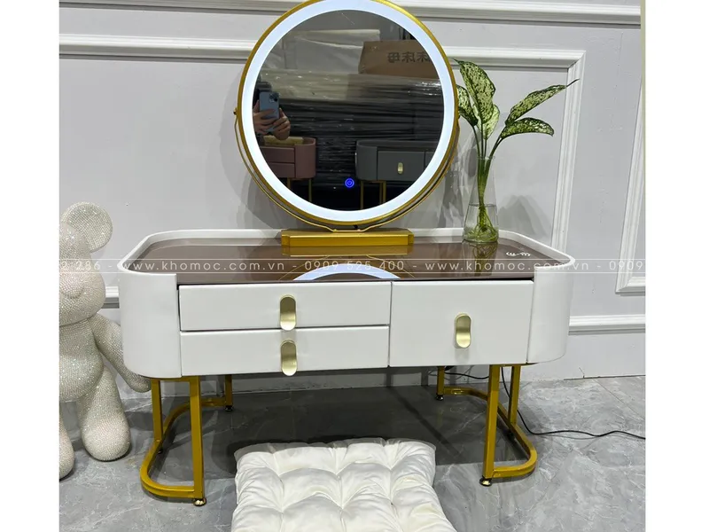 BÀN TRANG ĐIỂM GỖ MDF BỌC NHỰA TN-B1