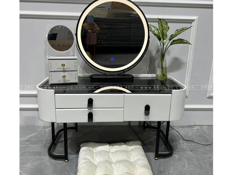 BÀN TRANG ĐIỂM GỖ MDF BỌC NHỰA TN-B1