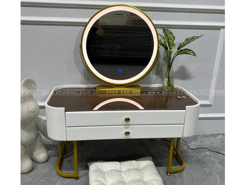 BÀN TRANG ĐIỂM GỖ MDF BỌC NHỰA TN-B2