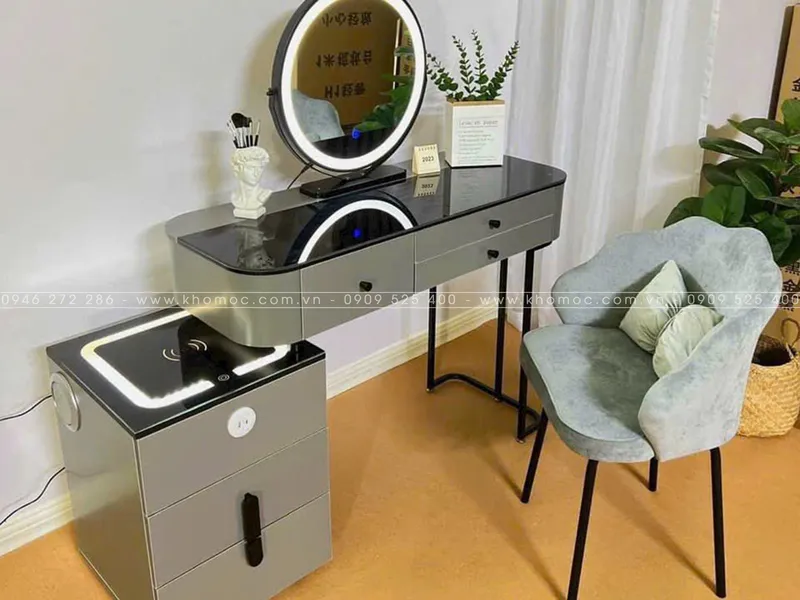 BÀN TRANG ĐIỂM GỖ MDF TN03