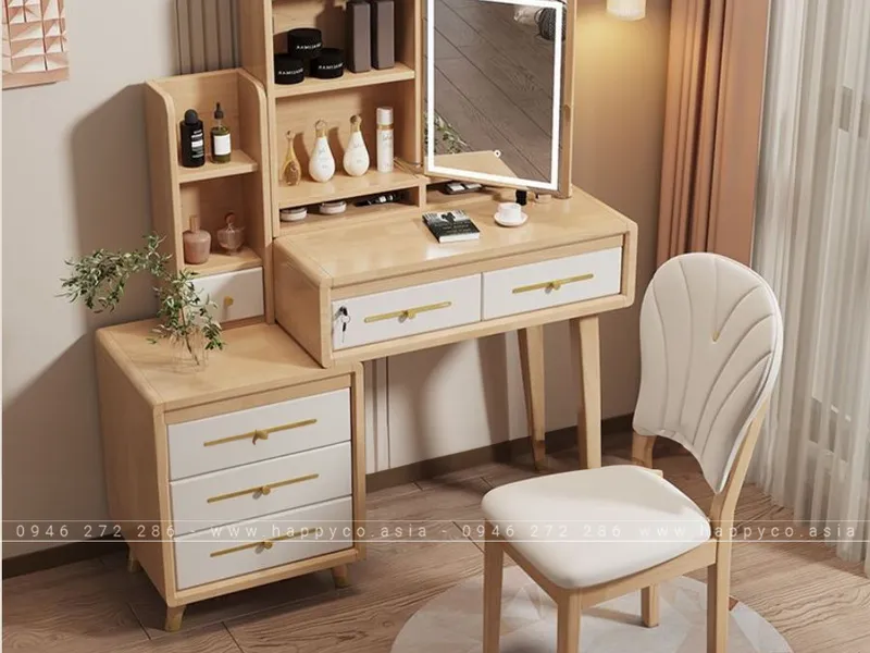 BÀN TRANG ĐIỂM GỖ CÔNG NGHIỆP MDF BP6848