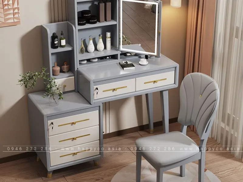 BÀN TRANG ĐIỂM GỖ CÔNG NGHIỆP MDF BP6848
