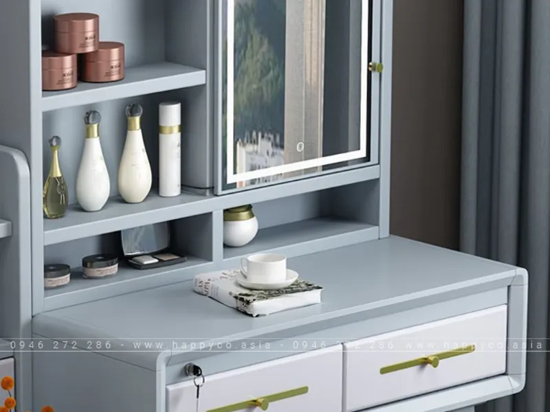 BÀN TRANG ĐIỂM GỖ CÔNG NGHIỆP MDF BP6848