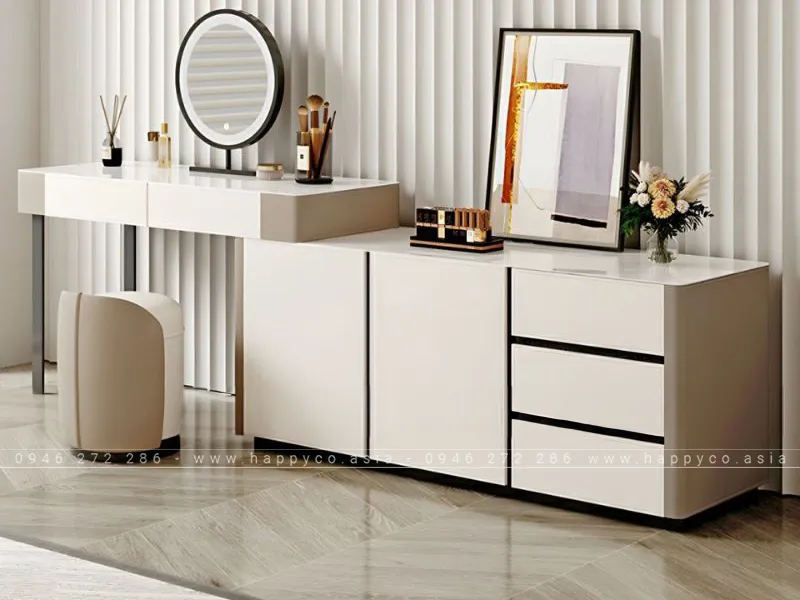BÀN TRANG ĐIỂM VÁN MDF SANG TRỌNG - BP6826