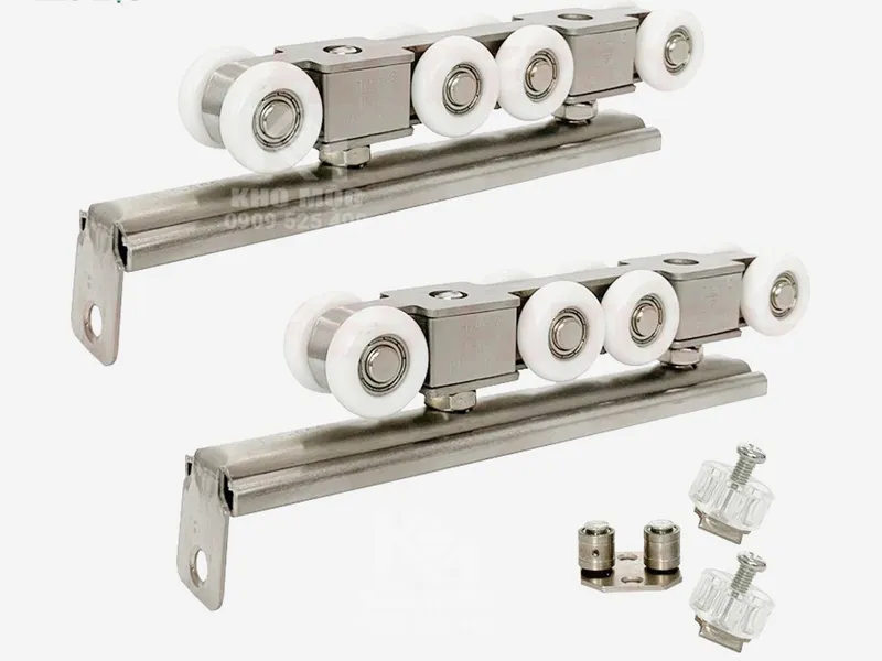 BÁNH XE & RAY NHÔM CỬA ĐI HAMMERED 1008SS - 80kg