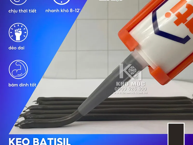 Keo Silicone Batisil B5 (Tương đương keo Apolo A500)