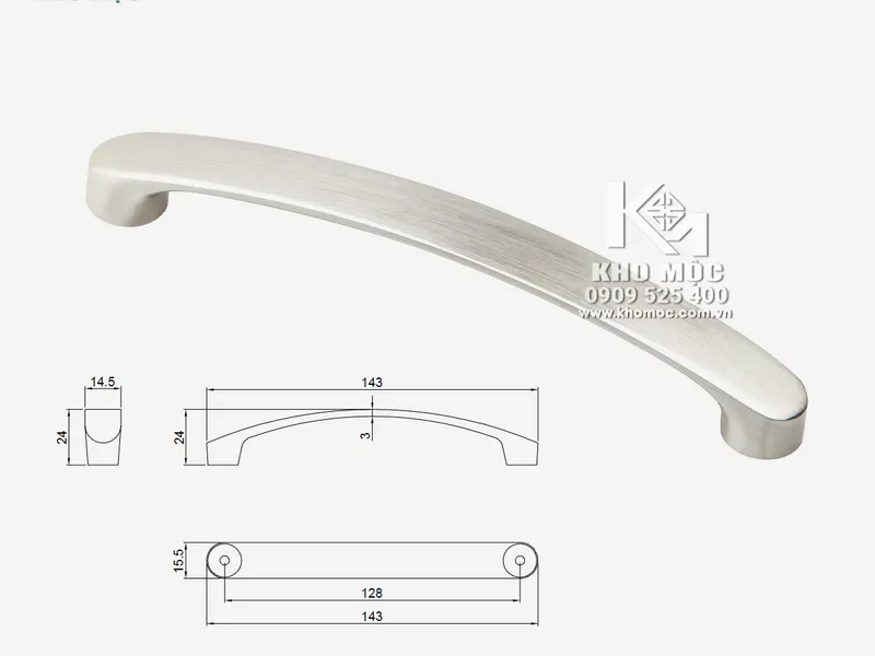 TAY NẮM 09805 ( giống tay nắm C )