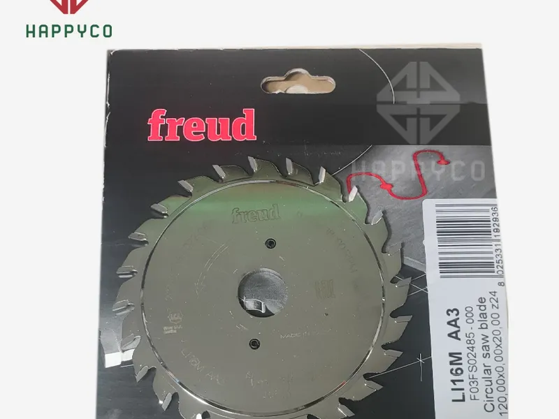 Lưỡi Cưa Mồi Freud - Đường kính 120ly* Dày 2.8ly-Trục 20 Ly *12 Răng LI16M AA3  