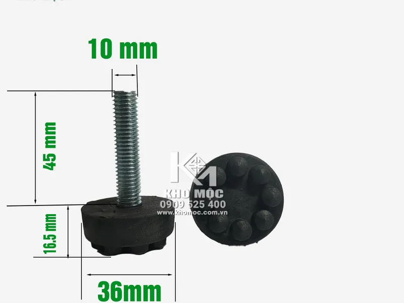 Chân Đế Hoa Mai Tăng Chỉnh Không Kèm Ốc 