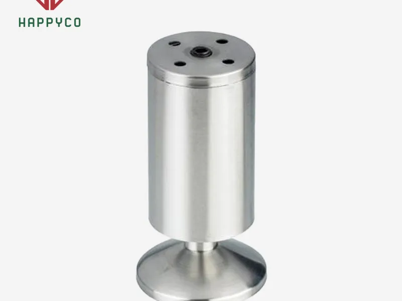 Chân bàn Không Tăng Chỉnh Inox Tròn 