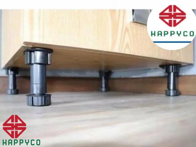 Chân nhựa tăng chỉnh tủ