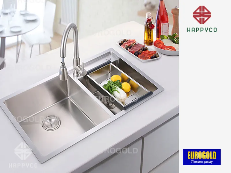 CHẬU RỬA BÁT  EUS28248 EUROGOLD