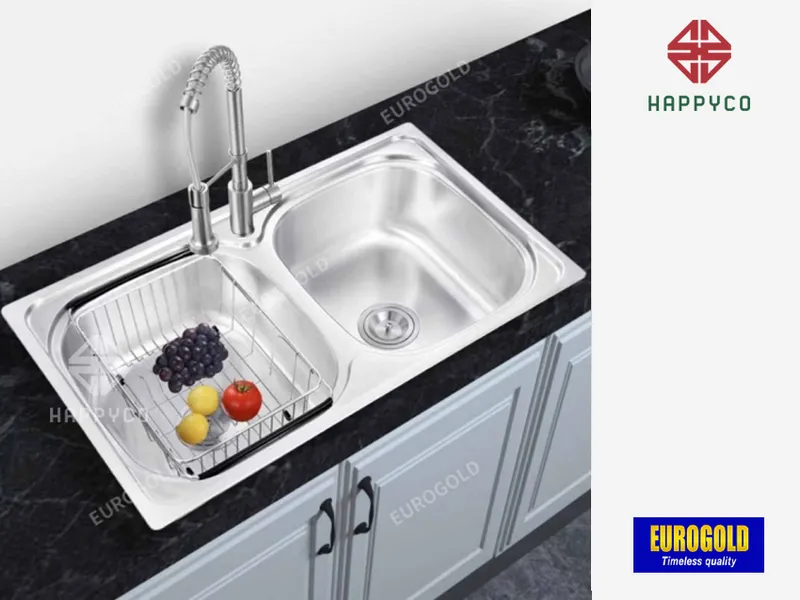 CHẬU RỬA CHÉN EUROGOLD EUD67848
