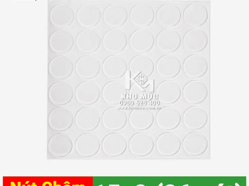 Nút Đệm Cao Su Silicon Trong Suốt Dán Đồ Nội Thất - Nút Chêm 3M 