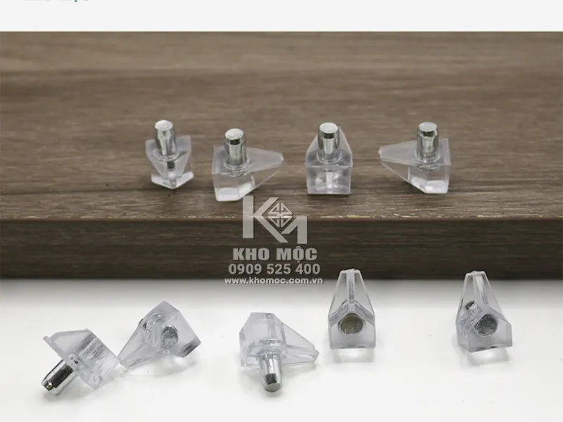 Chốt Đợt Nhựa / Bịch 10 Cái / Nhựa trong suốt