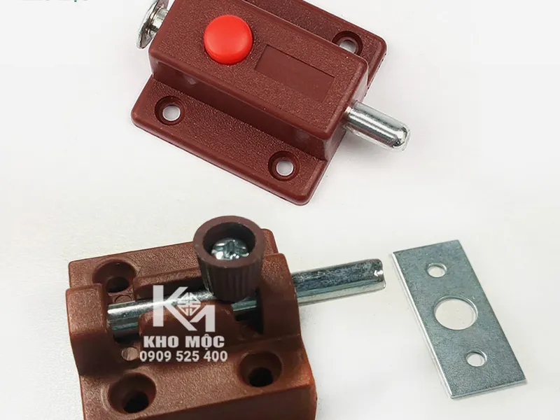 Chốt Cửa Nhựa Nâu ( Chốt Nhựa Cao)
