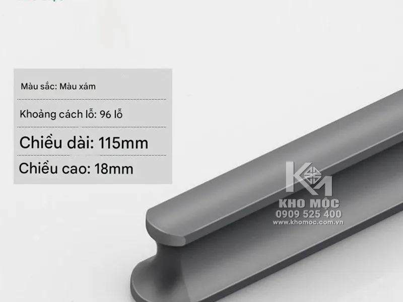 Tay nắm Mã 233 Bo Tròn ( giống tay nắm PE )