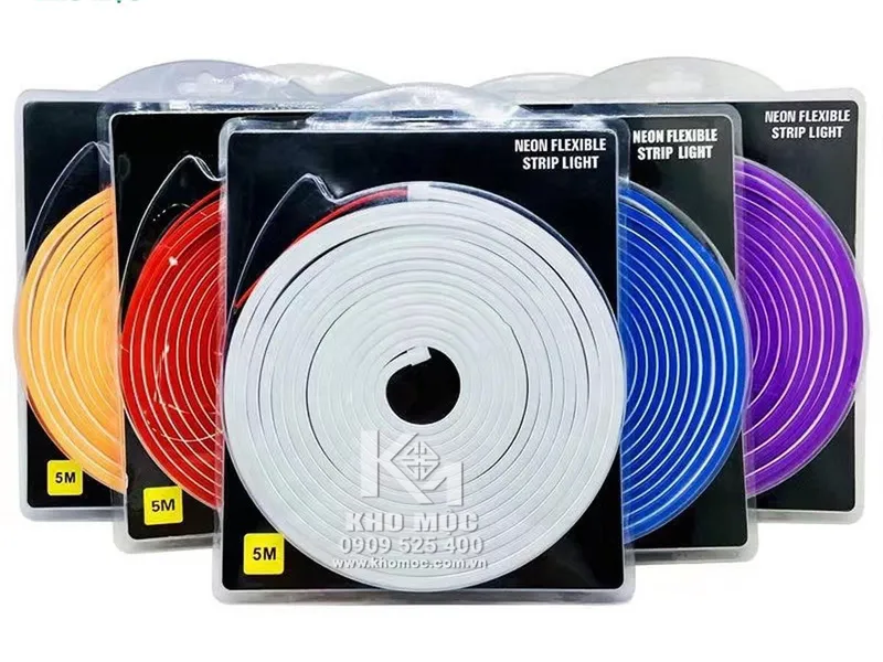 Dây LED Silicon 12V Cuộn 5m