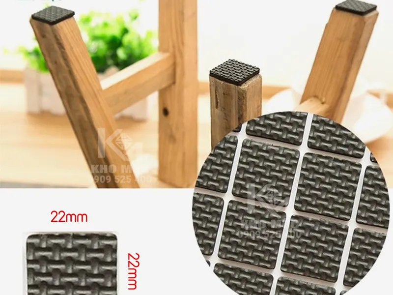 MIẾNG XỐP LÓT CHÂN BÀN GHẾ