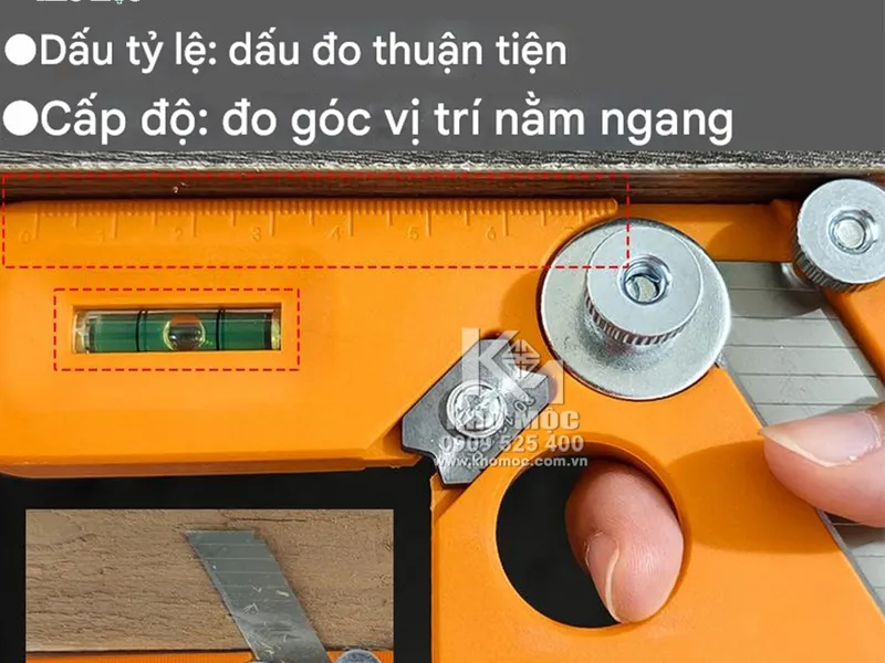 DAO MÀU CAM Gọt Cạnh Chỉ, Bo Góc Cạnh