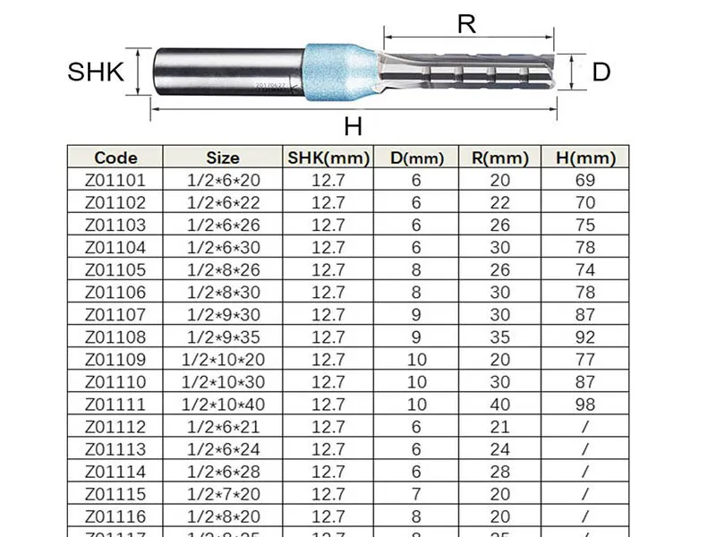 Dao TIDEWAY 6*22*3T CNC (Có rãnh thoát )