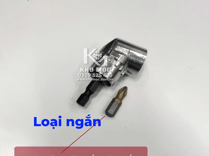 Đầu Chuyển Hướng Bắt Vít 90 độ 105 độ + Đầu Bắn Vít ngắn - Lắp vào máy Khoan Vặn Vít